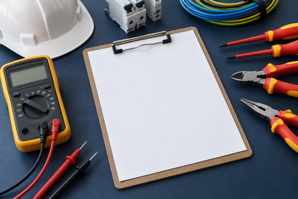 Documentación e instrumentos de comprobación eléctrica